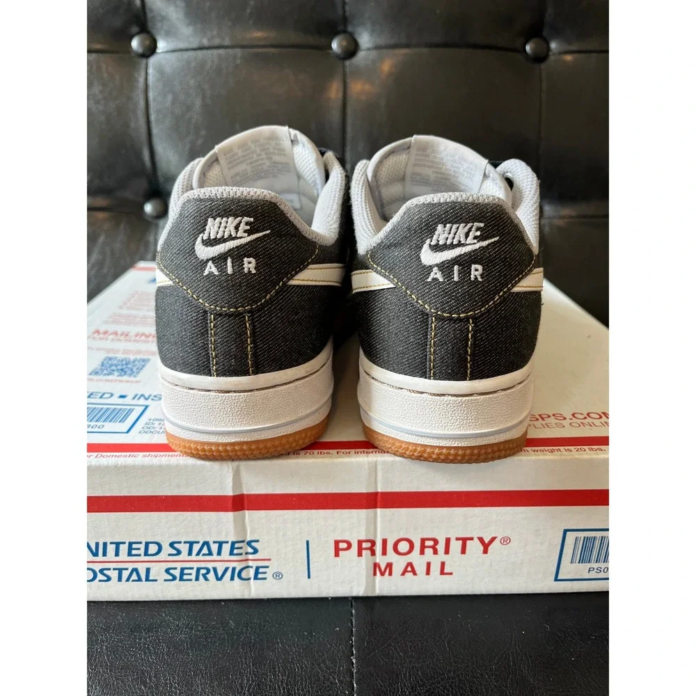 Nike Air Force‎ 1 Black Denim